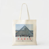 Paris Louvre Pyramide Aussicht Tosack Tragetasche (Vorne)