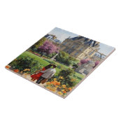 Paris Love: Romantic Couple Jardin du Luxembourg Fliese (Seite)