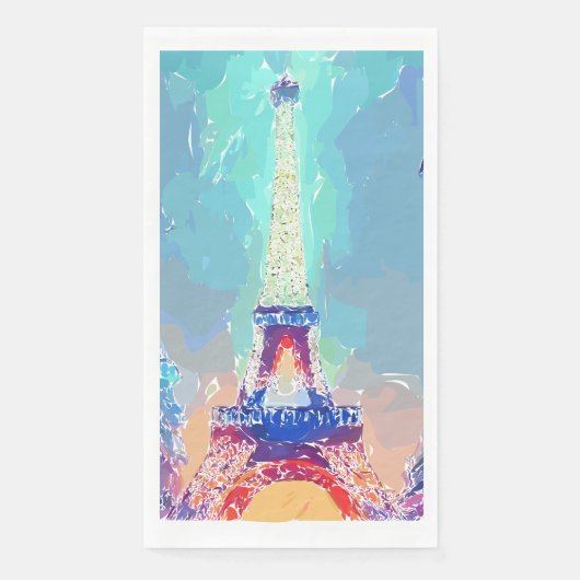 Paris Lovers Eiffel Tower Serviette (Vorderseite)