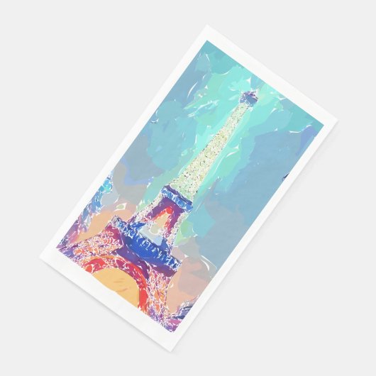 Paris Lovers Eiffel Tower Serviette (Ecke)