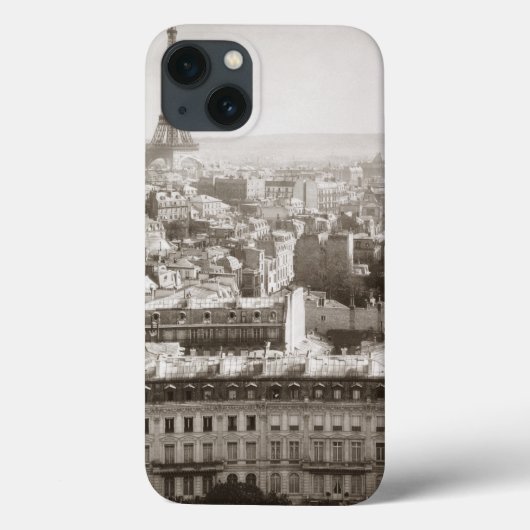 Paris: Luftaufnahme, 1900 Case-Mate iPhone Hülle (Rückseite)