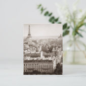 Paris: Luftbild, 1900 Postkarte (Stehend Vorderseite)