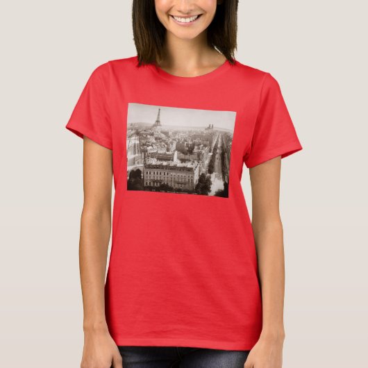 Paris: Luftbild, 1900 T-Shirt (Vorderseite)