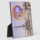 Paris Luftbild mit Eiffelturm, Poodle, A Fotoplatte (Seite)