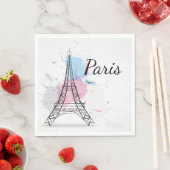 Paris Luncheon Paper Napkins Serviette (Beispiel)