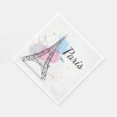 Paris Luncheon Paper Napkins Serviette (Ecke)