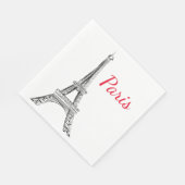 Paris Luncheon Paper Napkins Serviette (Ecke)