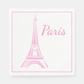 Paris Luncheon Paper Napkins Serviette (Vorderseite)