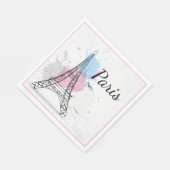 Paris Luncheon Paper Napkins Serviette (Ecke)