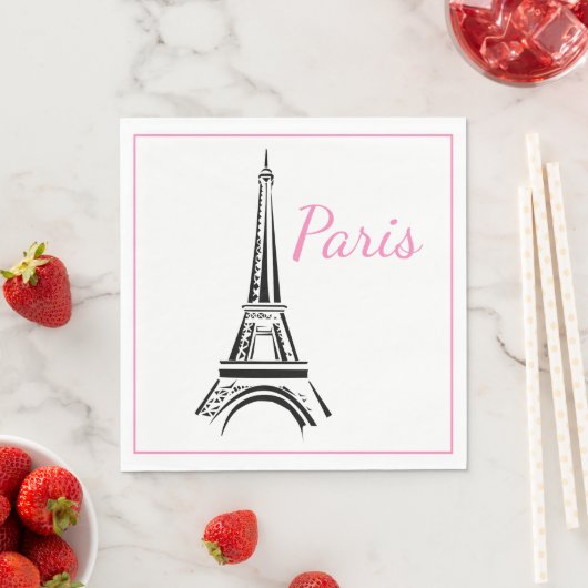 Paris Luncheon Paper Napkins Serviette (Beispiel)