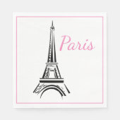 Paris Luncheon Paper Napkins Serviette (Vorderseite)