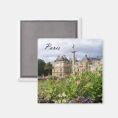 Paris Luxembourg Gardens Magnet (Vorderseite/Rückseite)