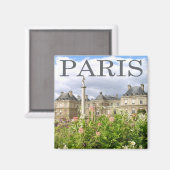 Paris Luxembourg Gardens Magnet (Vorderseite/Rückseite)