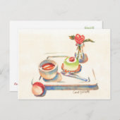 Paris Macaron Postkarte (Vorne/Hinten)