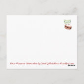 Paris Macaron Postkarte (Rückseite)