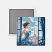 Paris Magnet (Vorderseite/Rückseite)