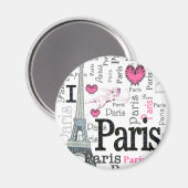 Paris Magnet (Vorderseite/Rückseite)