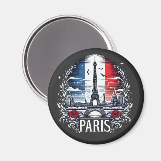Paris Magnet (Vorderseite/Rückseite)