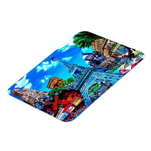Paris Magnet Souvenir (Linke Seite)