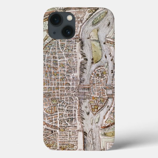 PARIS MAP, 1581 Case-Mate iPhone HÜLLE (Rückseite)