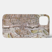 PARIS MAP, 1581 Case-Mate iPhone HÜLLE (Rückseite (Horizontal))