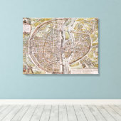 PARIS MAP, 1581 LEINWANDDRUCK (Insitu (Holzboden))