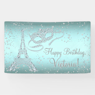 Paris-Maskenball-Geburtstagsfeier Banner