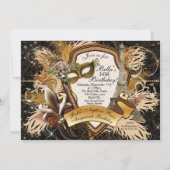 Paris Masquerade Party Einladungen (Rückseite)