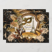 Paris Masquerade Party Einladungen (Vorne/Hinten)