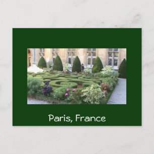 Paris Maze Garden Postkarte