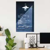 Paris Menü Poster (Heimbüro)