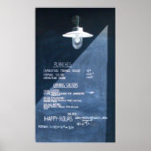 Paris Menü Poster (Vorne)