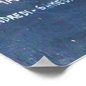 Paris Menü Poster (Ecke)