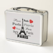 Paris Metall Brotdose (Rückseite)