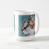 Paris-Miezekatze-Katze Kaffeetasse (VorderseiteRechts)