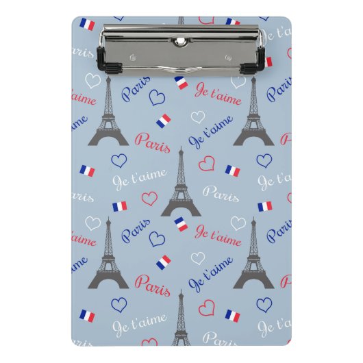 Paris Mini Klemmbrett (Vorderseite)