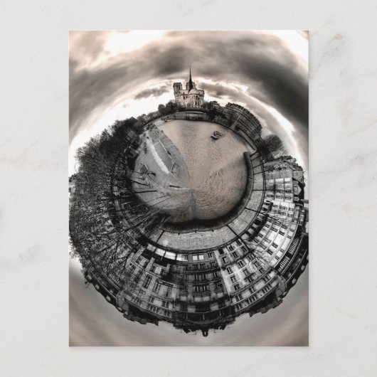 Paris Miniplanet Postcard!! Postkarte (Vorderseite)