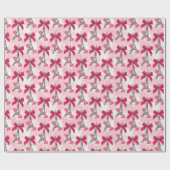 Paris mit Bow Geschenkpapier (Flach)