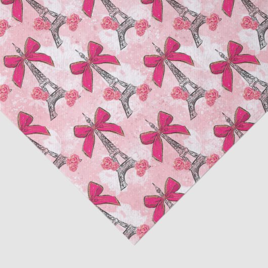 Paris mit Bow Seidenpapier (Detail)