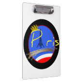 Paris mit Crown Custom Clipboard Klemmbrett (Rechts)