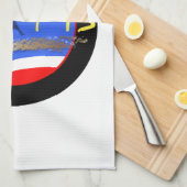 Paris mit Crown Eiffel Tower Kittuch Handtuch (Viertel Falte)