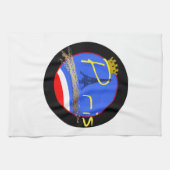 Paris mit Crown Eiffel Tower Kittuch Handtuch (Horizontal)