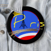 Paris mit Krone - Button (Beispiel)
