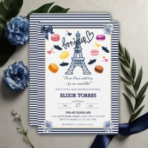 Paris mit Liebe für unsere Sweet Bebe Baby Dusche