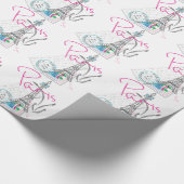 PARIS mit Liebe Geschenkpapier (Ecke)