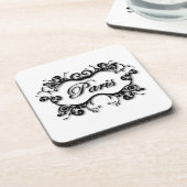 Paris mit Rollen Getränkeuntersetzer (Linke Seite)