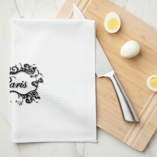 Paris mit Rollen Handtuch (Viertel Falte)