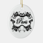 Paris mit Rollen Keramikornament (Rechts)