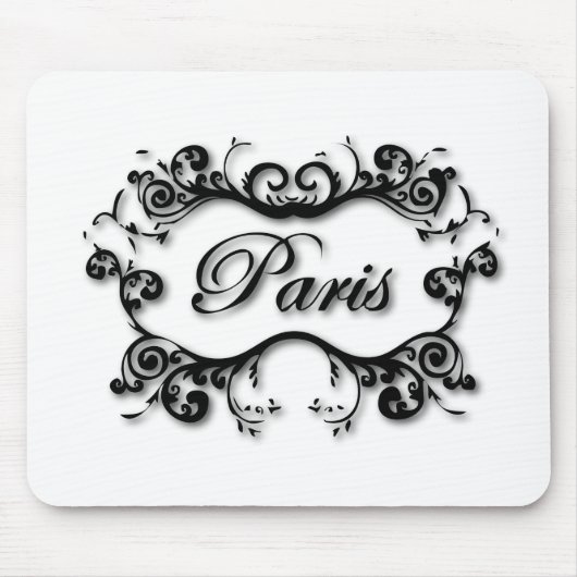 Paris mit Rollen Mousepad (Vorne)