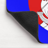 Paris mit Schild, Frankreich Mousepad (Ecke)